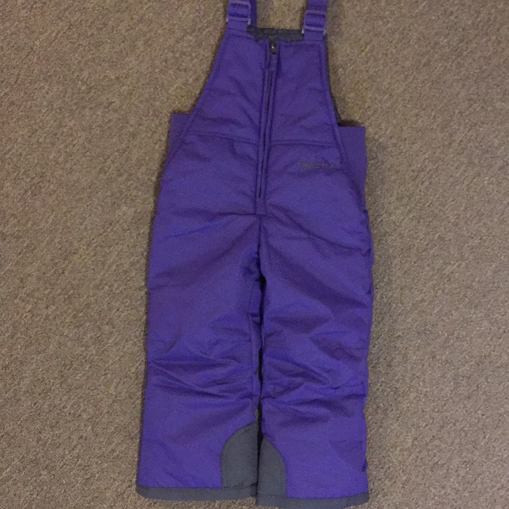 Purple 3T Arctix bib overall snow pants